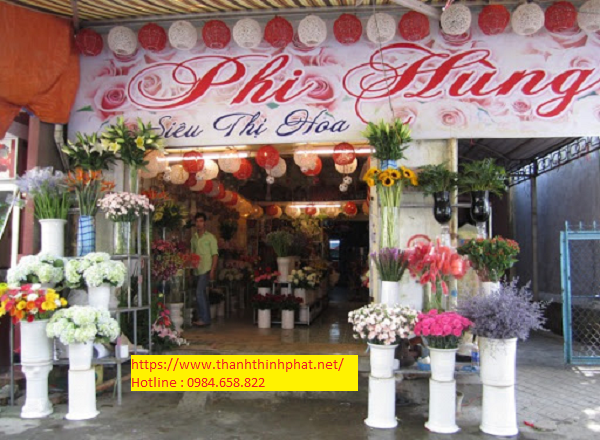 bảng hiệu hiflex shop hoa