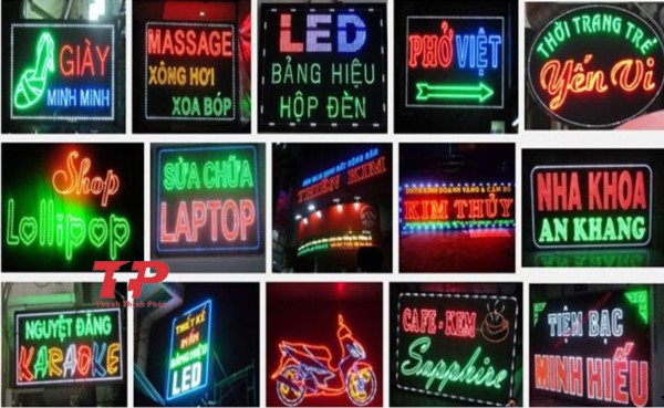 thi công biển hiệu quảng cáo đèn LED