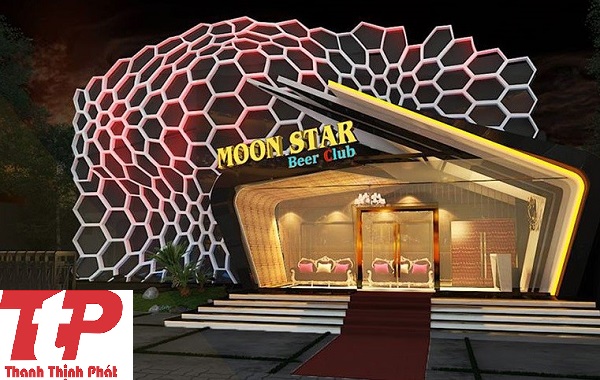 bảng hiệu quán karaoke moon star