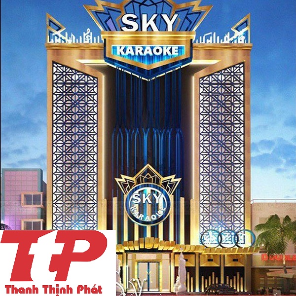 thiết kế bảng hiệu karaoke sky