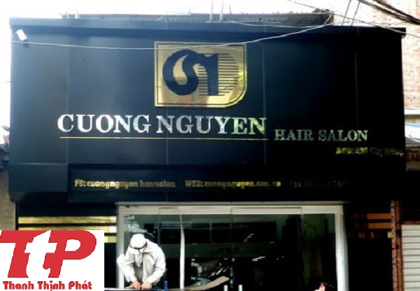 bảng hiệu chữ nổi inoca salon tóc