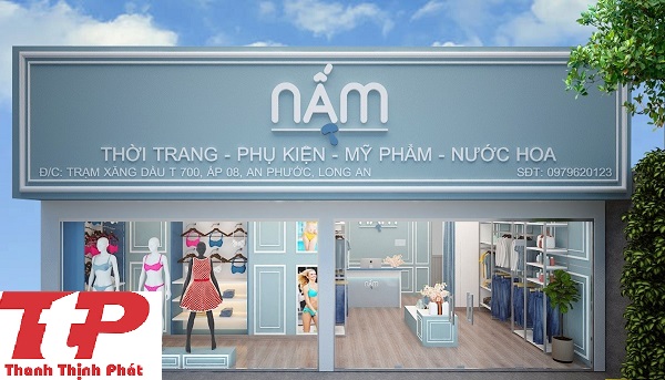 bảng hiệu shop quần áo thanh thịnh phát