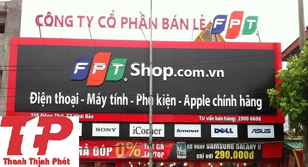 biển hiệu tiệm điện thoại fpt hcm