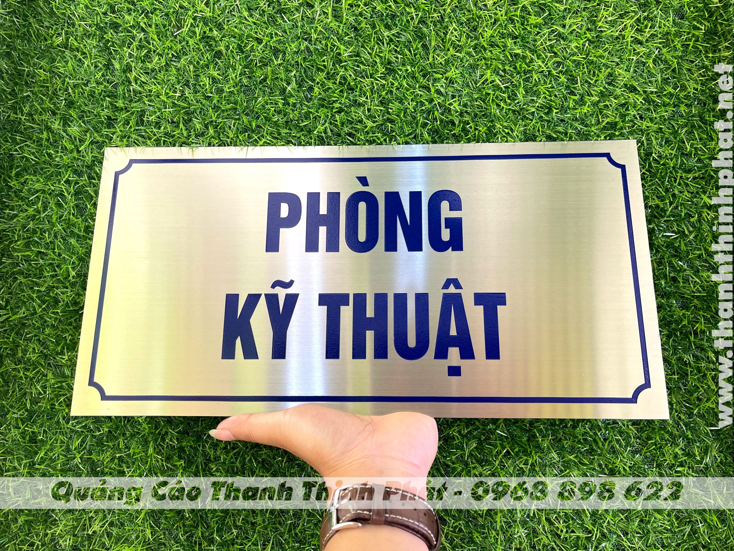 Biển tên phòng giá rẻ inox
